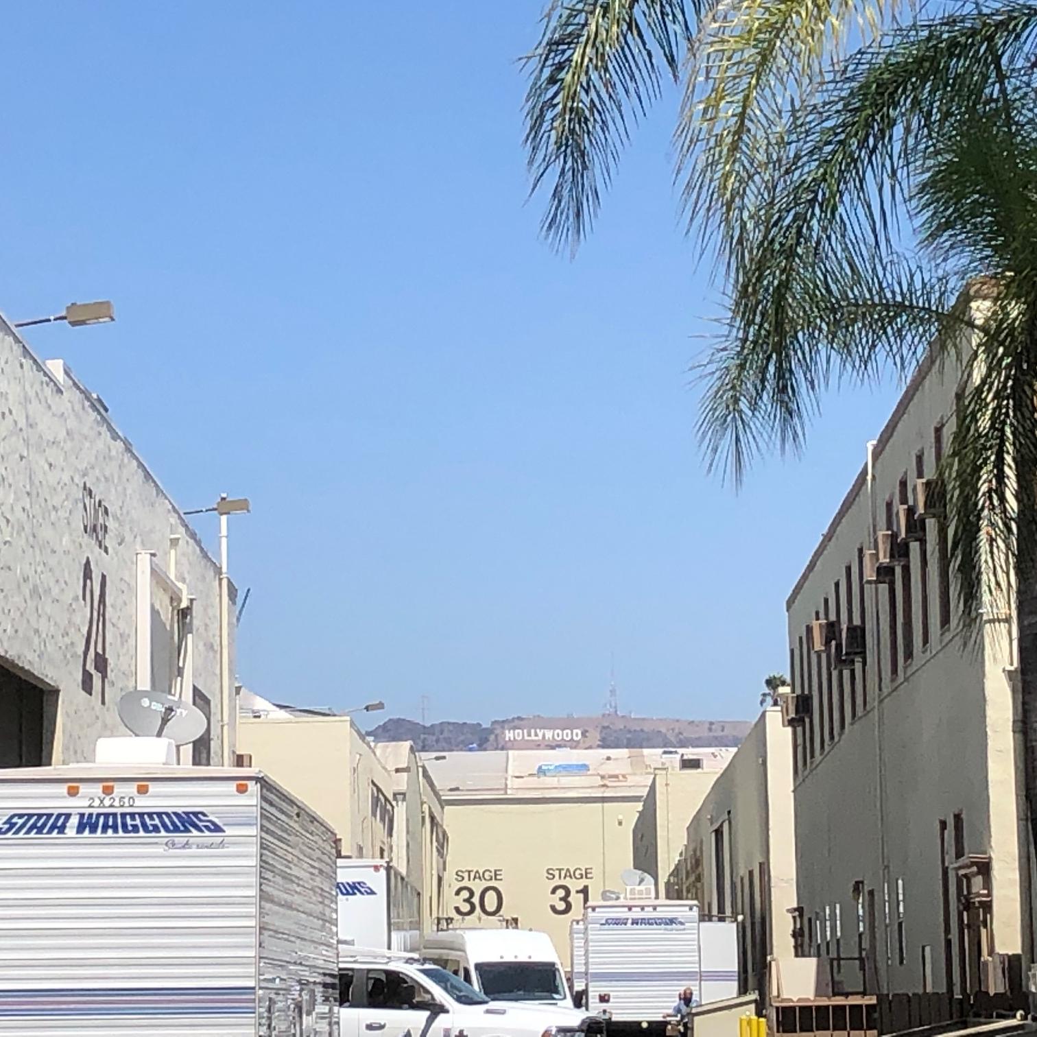 Paramountstudio und Hollywoodsign