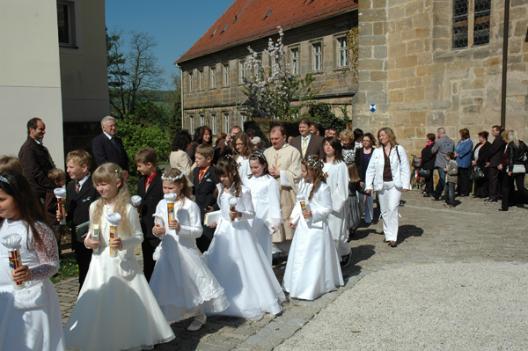 Auszug Kommunionkinder
