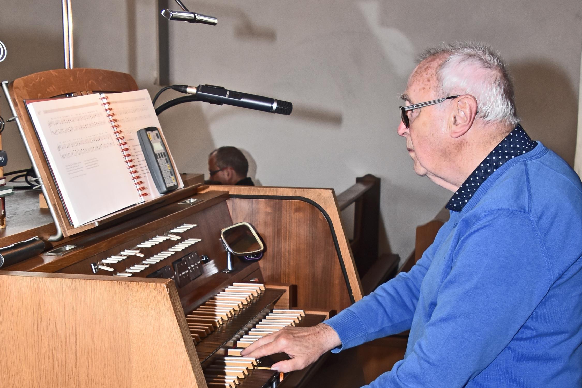Organist, Altbürgermeister und Ehrenbürger Gerhard Jäger