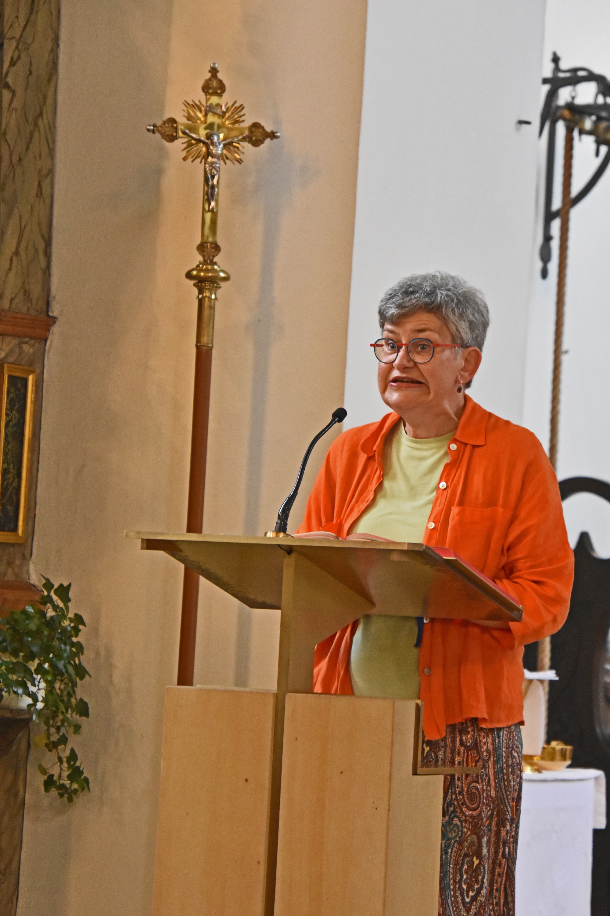 Beate Linke bei der Lesung