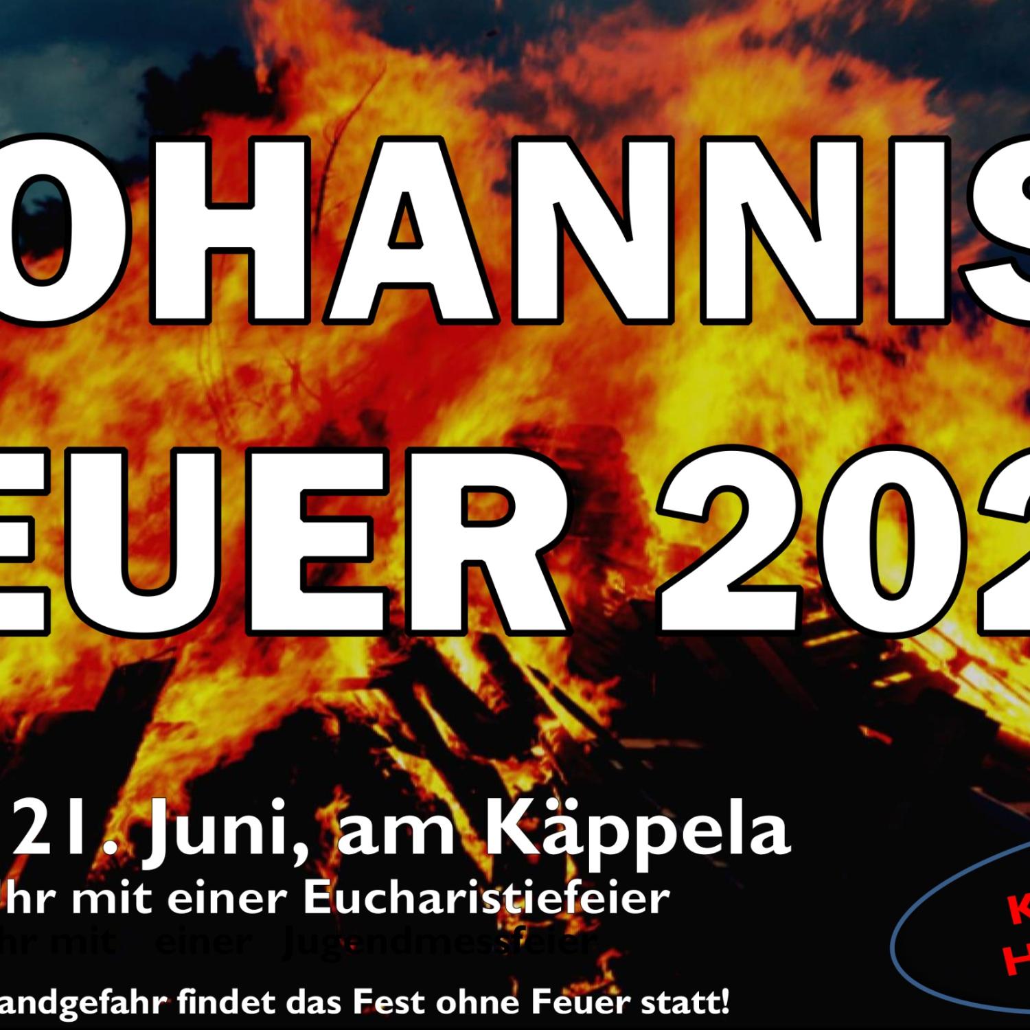 Eucharistiefeier am Johannisfeuer