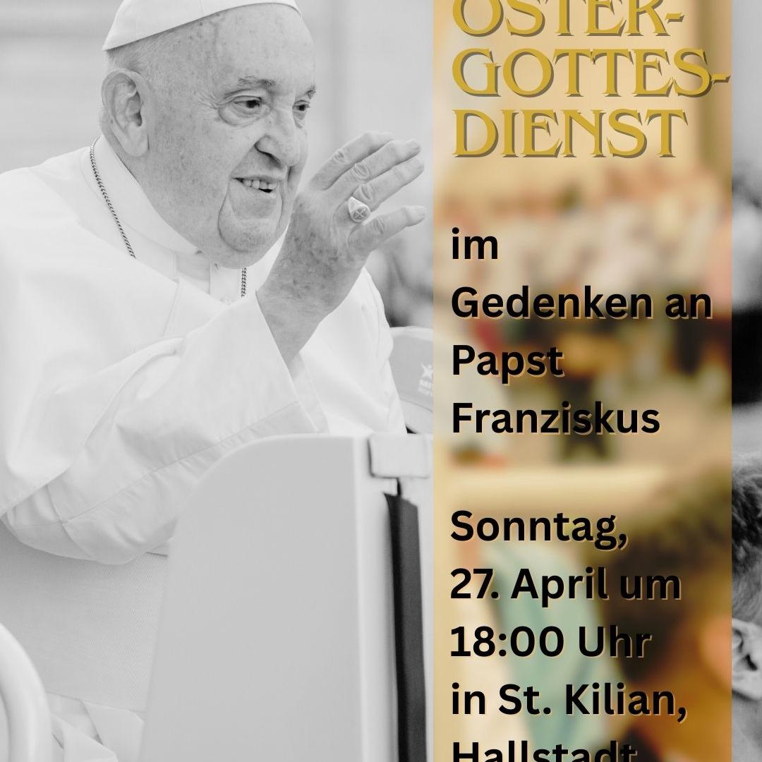 Gedenkgottesdienst für Papst Franziskus