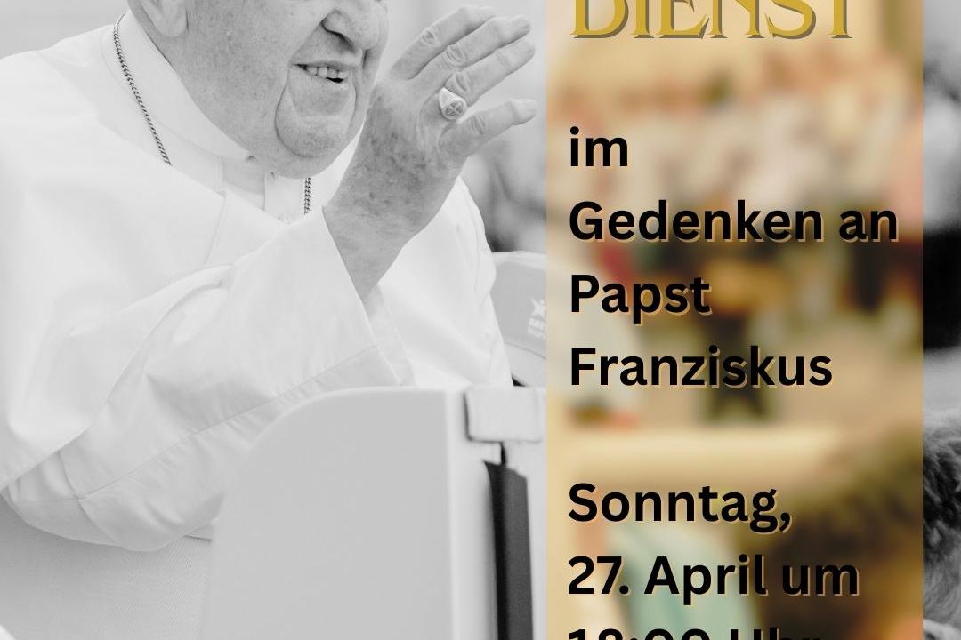 Gedenkgottesdienst für Papst Franziskus