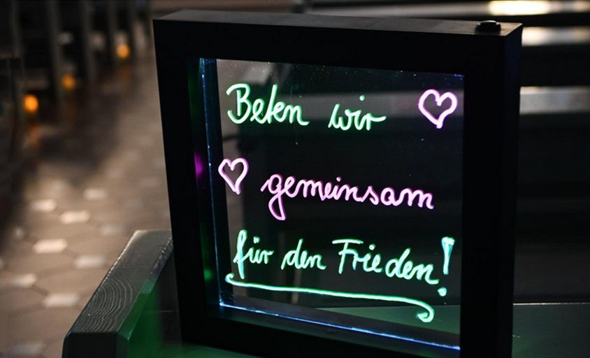 Herzliche Einladung zum Friedensgebet