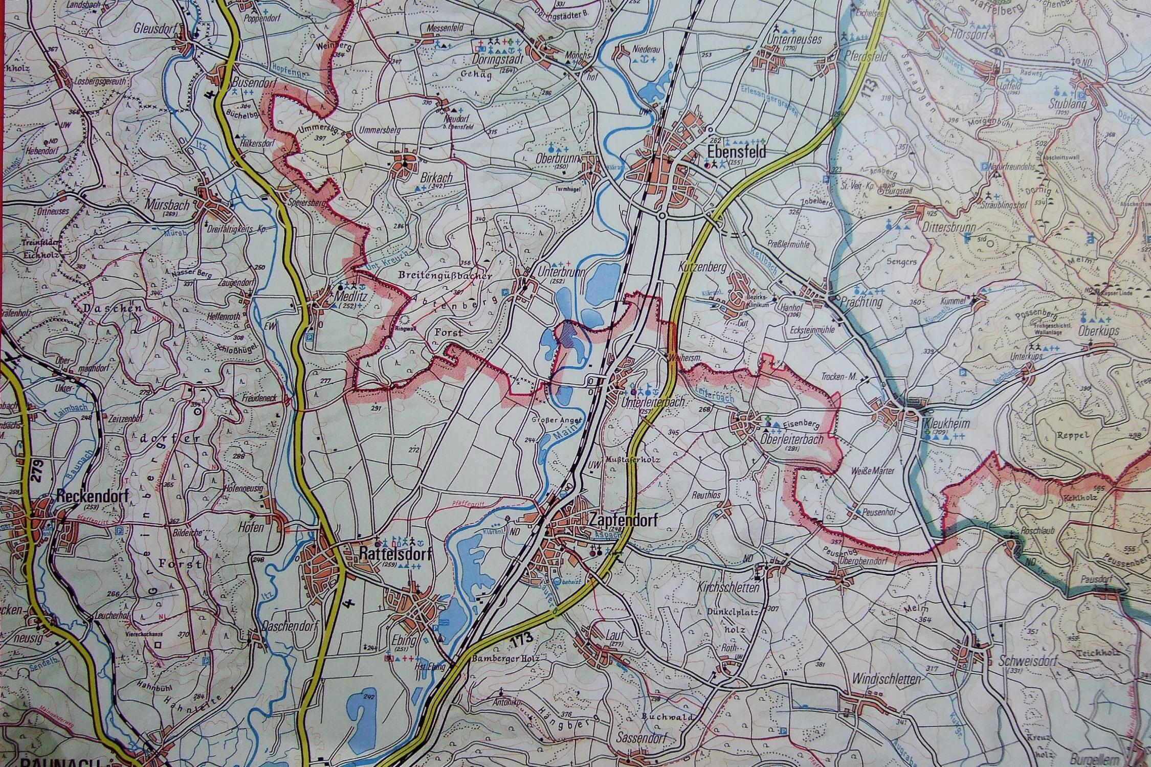 Karte Seelsorgebereich