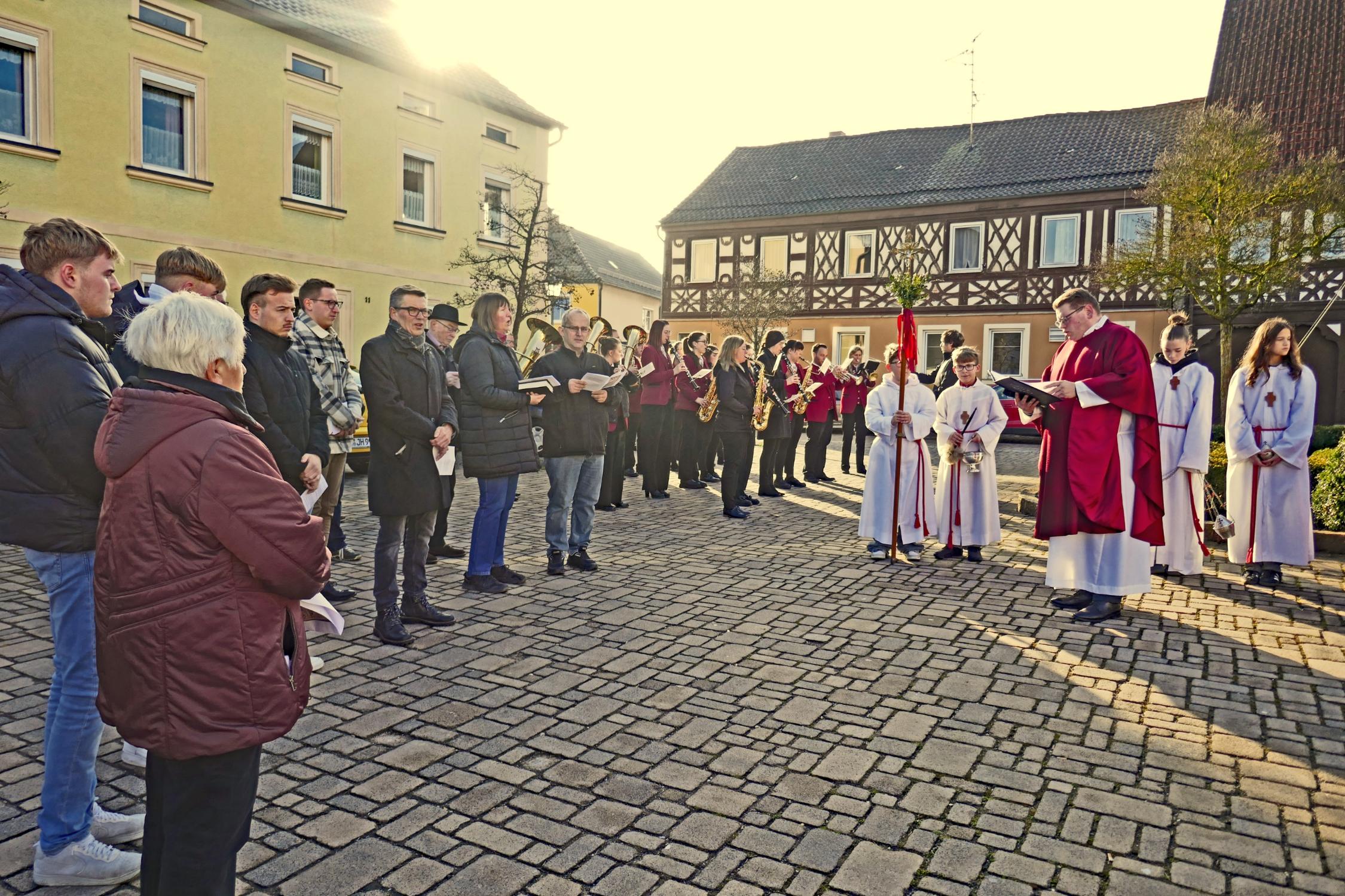 Palmsonntag am Marktplatz