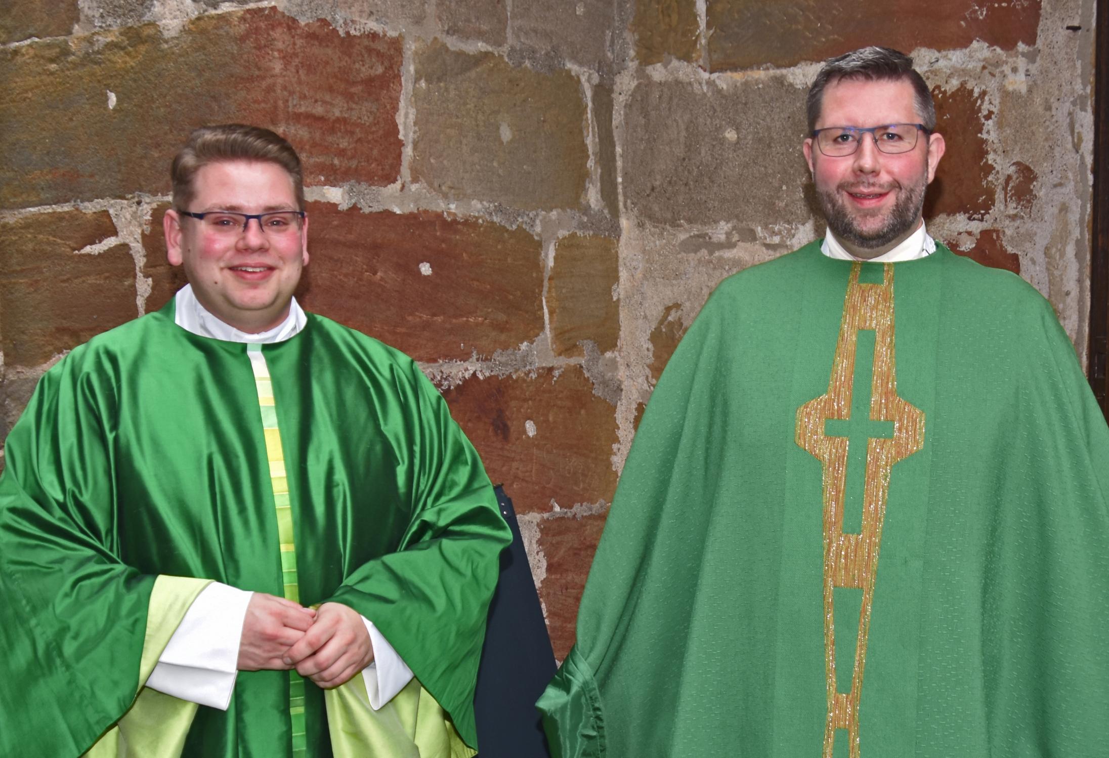 Pfarrvikar Philipp Janek & Pfarrer Markus Schürer