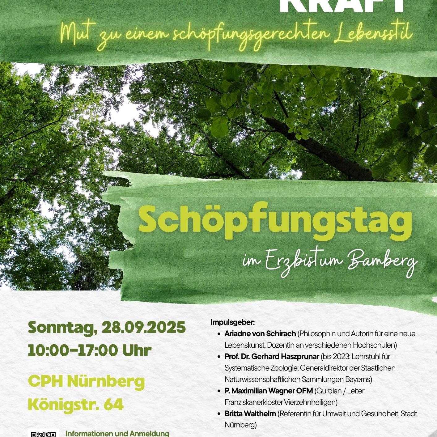Save the Date Schöpfungstag
