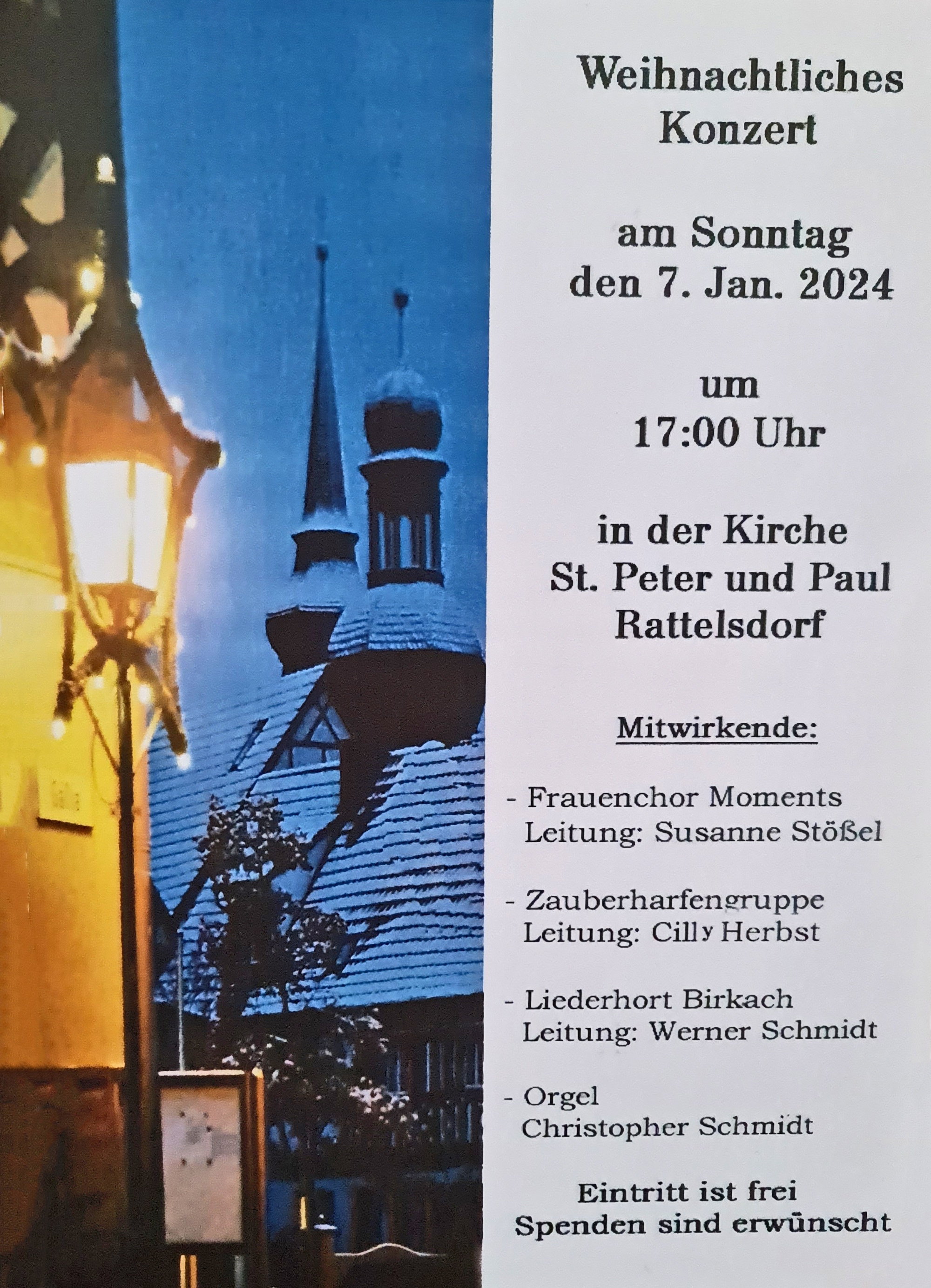 Weihnachtliches Konzert